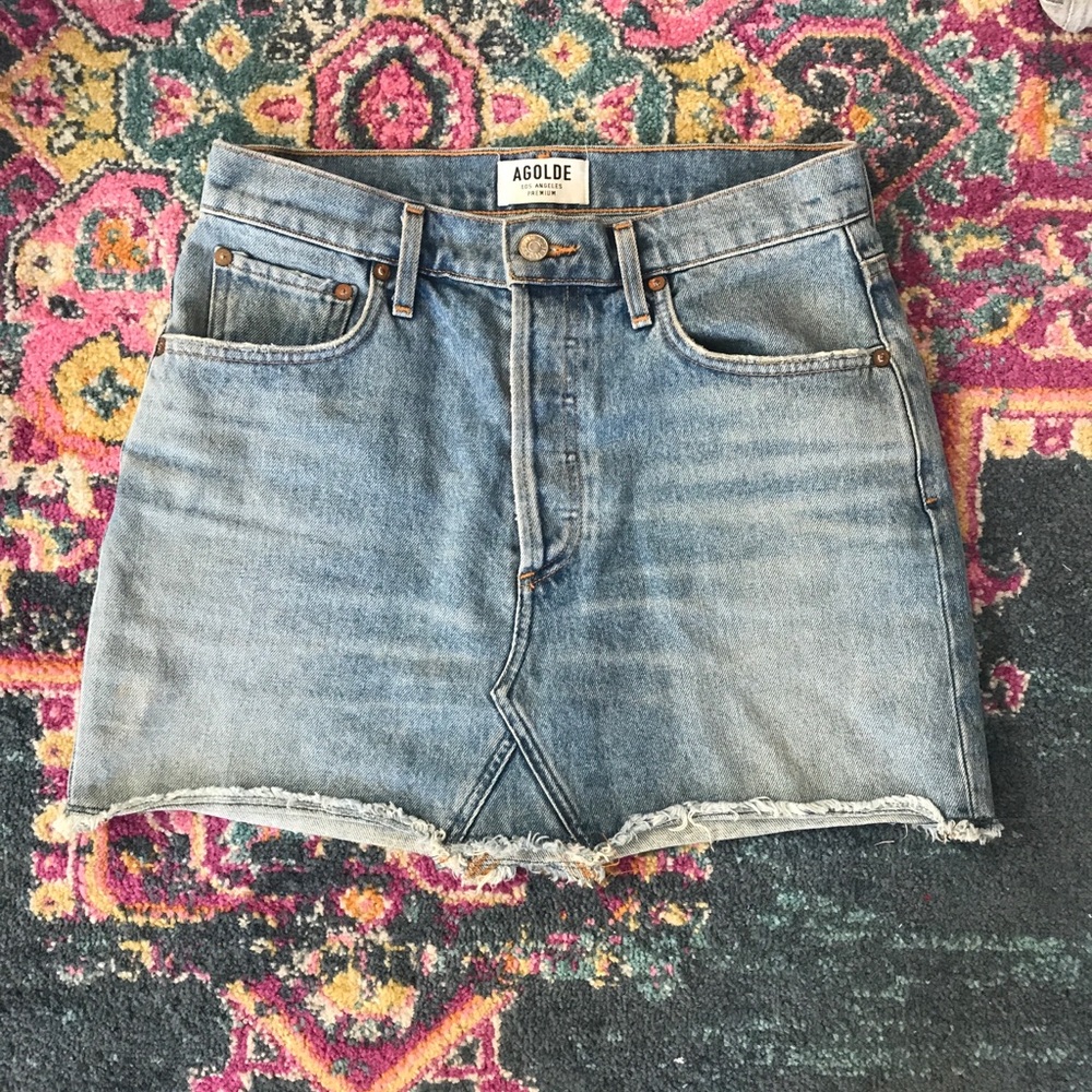 AGOLDE denim skirt